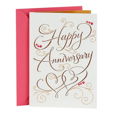 Hallmark Signature Anniversary Card for Couple (Happy Anniversary) - Image 2